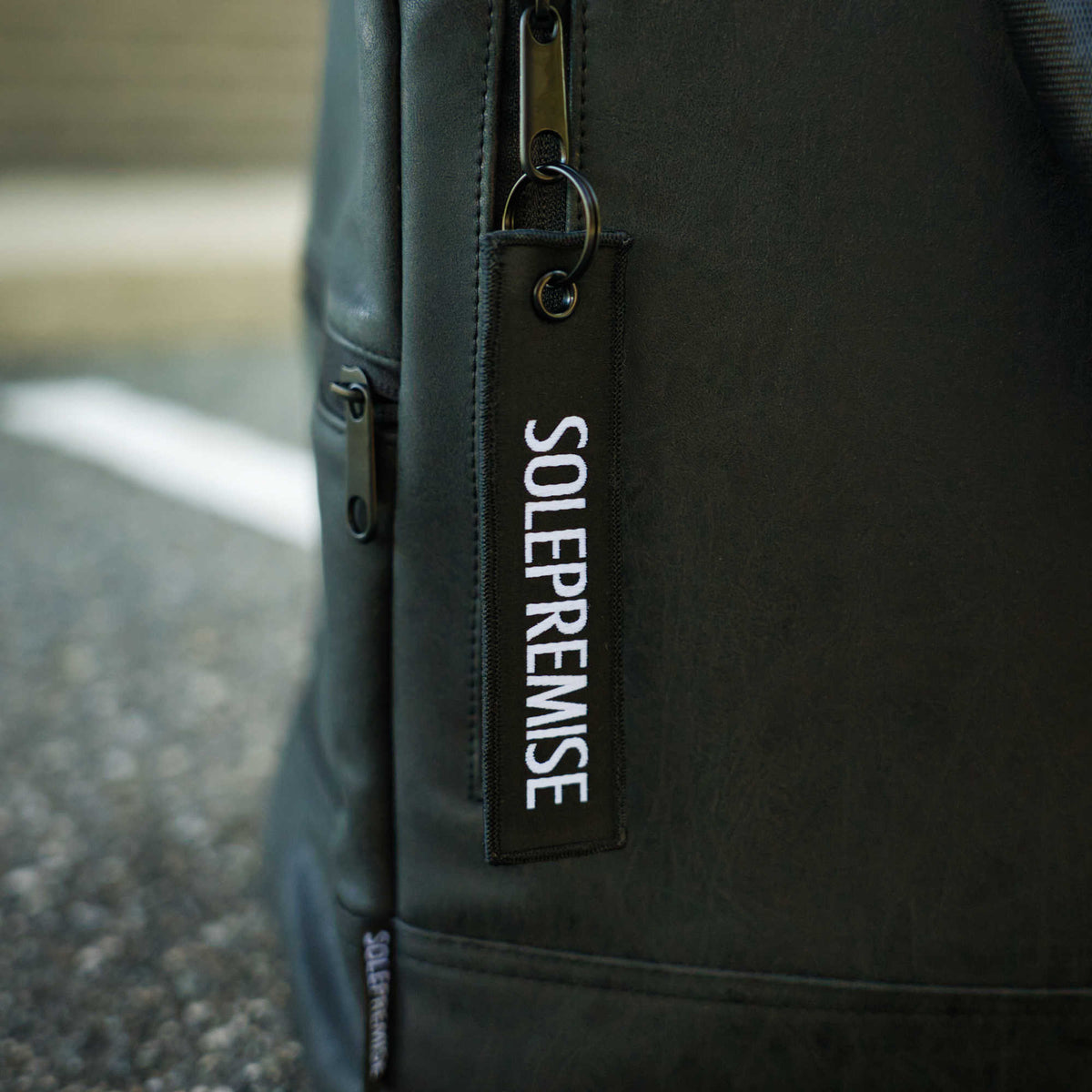 Black Leather Sneaker Duffle - Sole Premise