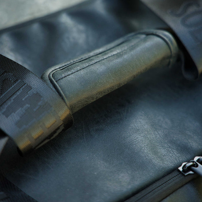 Black Leather Sneaker Duffle - Sole Premise