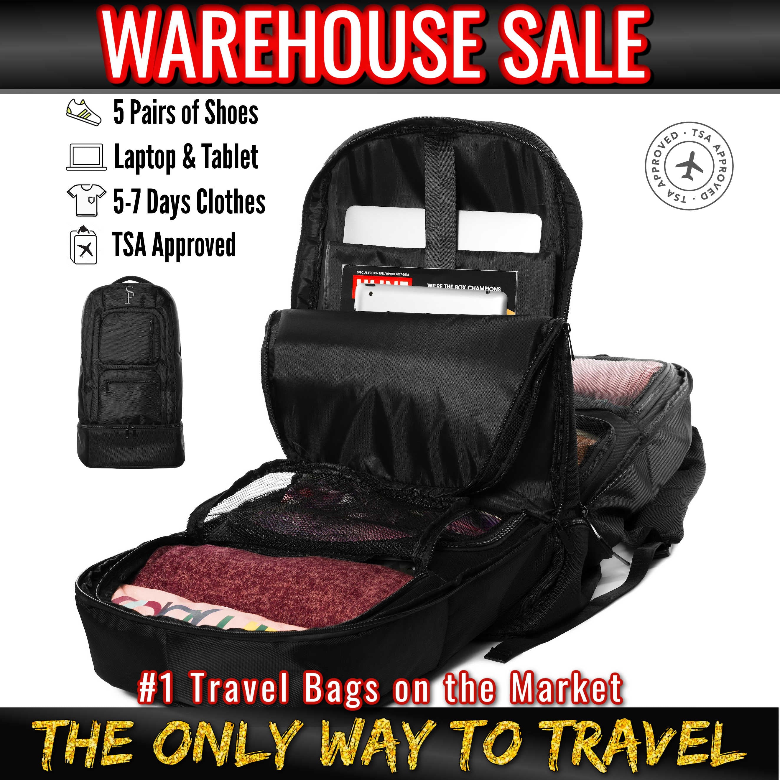 Sole Premise Carry-On Design (Warehouse Deal)