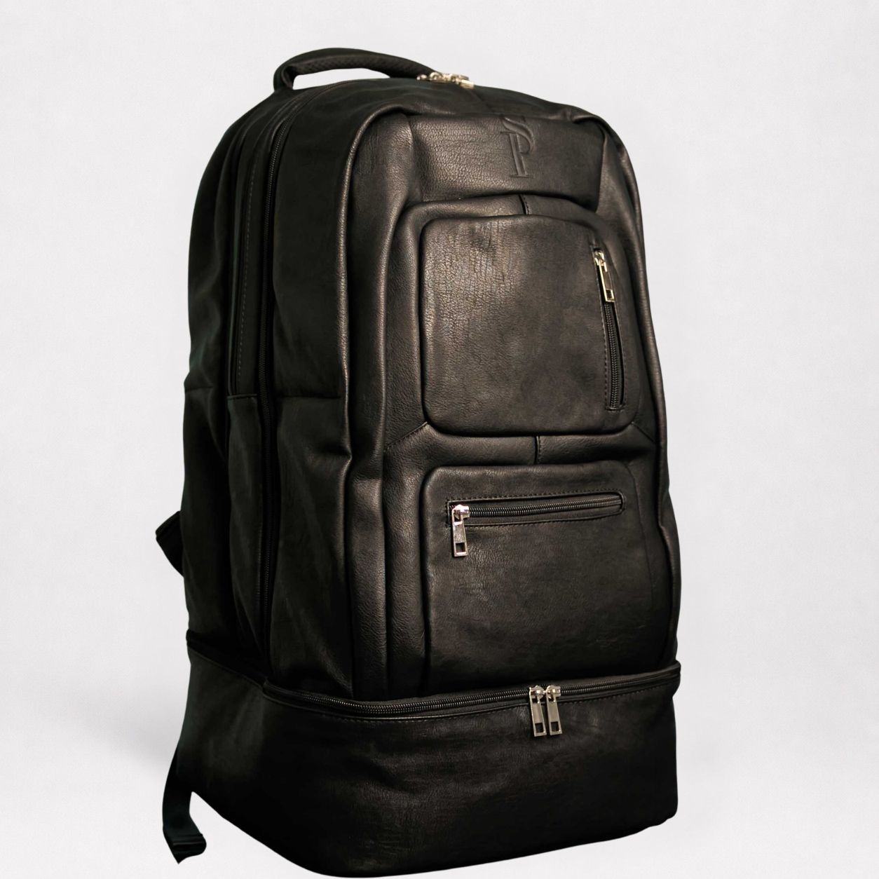 Black Leather Patented Carry On Backpack (Only 300 Made)