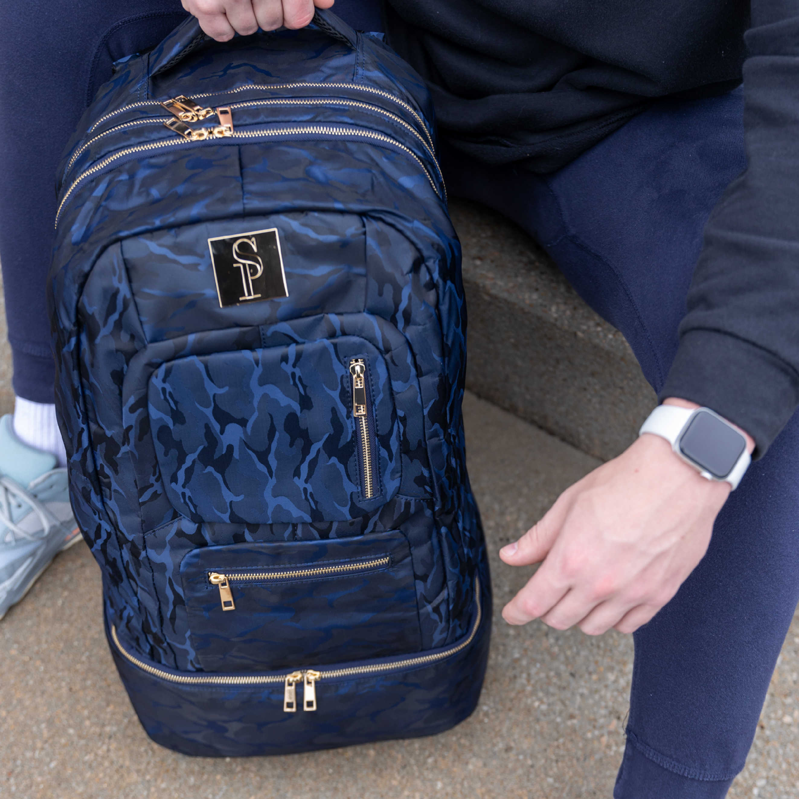 Blue Camo Signature Bag