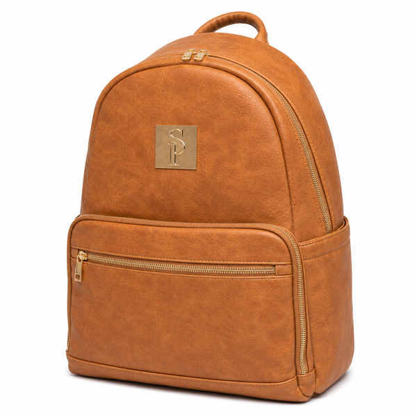 Luxury Leather Backpack - Brown - Premium Leather