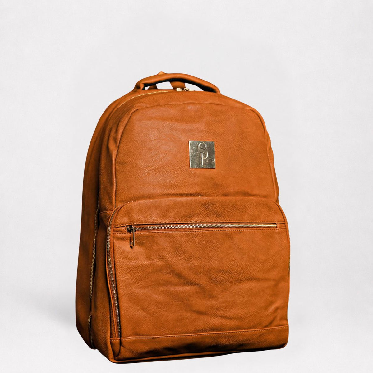 Brown Leather Commuter Bag