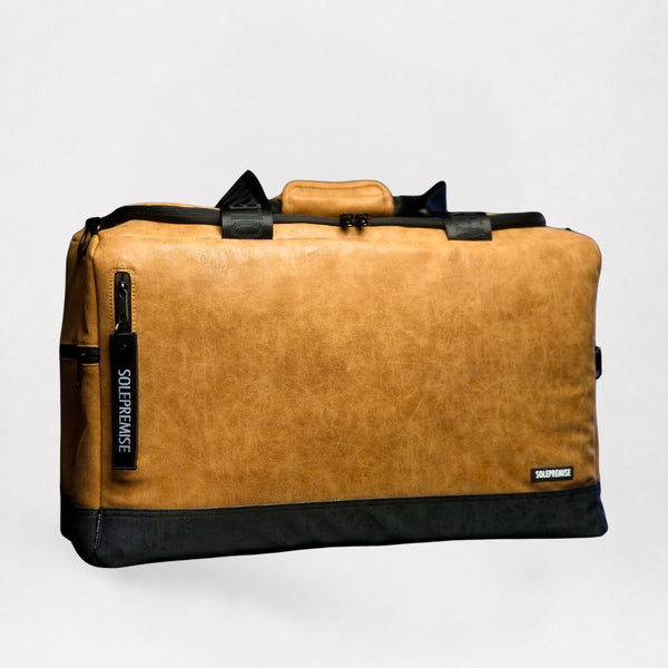 Brown Leather Sneaker Duffle