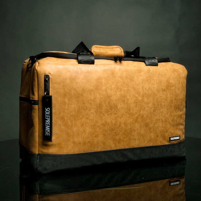 Brown Leather Sneaker Duffle - Sole Premise