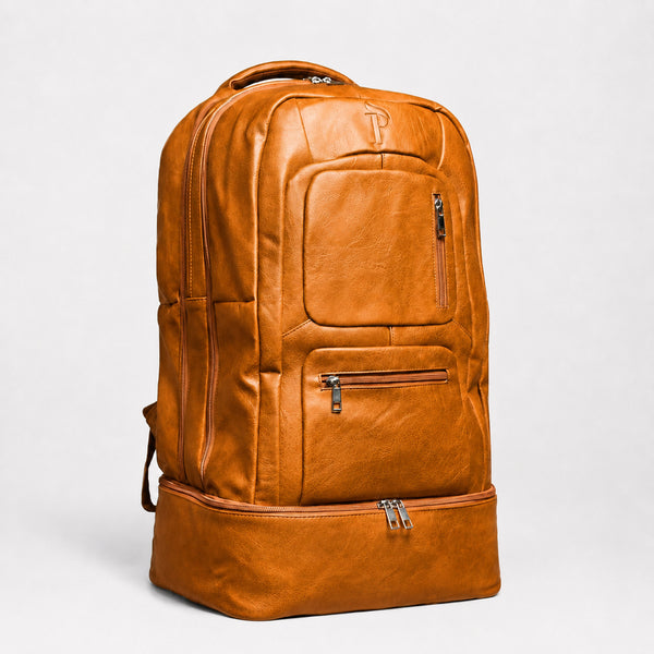 Brown Leather Luxury Patented Carry-On Bag (Only 300 Made)