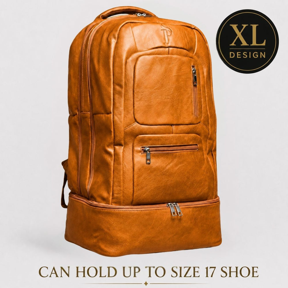Brown Leather Patented Carry-on Bag (XL Design) (Only 300 Made)