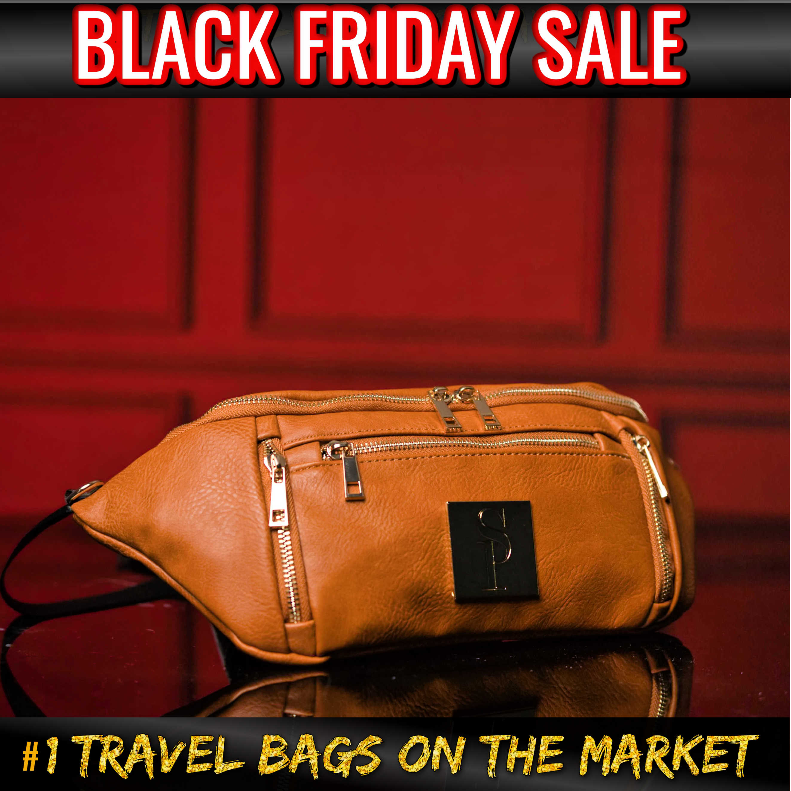 Brown Luciano Leather Sling (BLACK FRIDAY SALE)