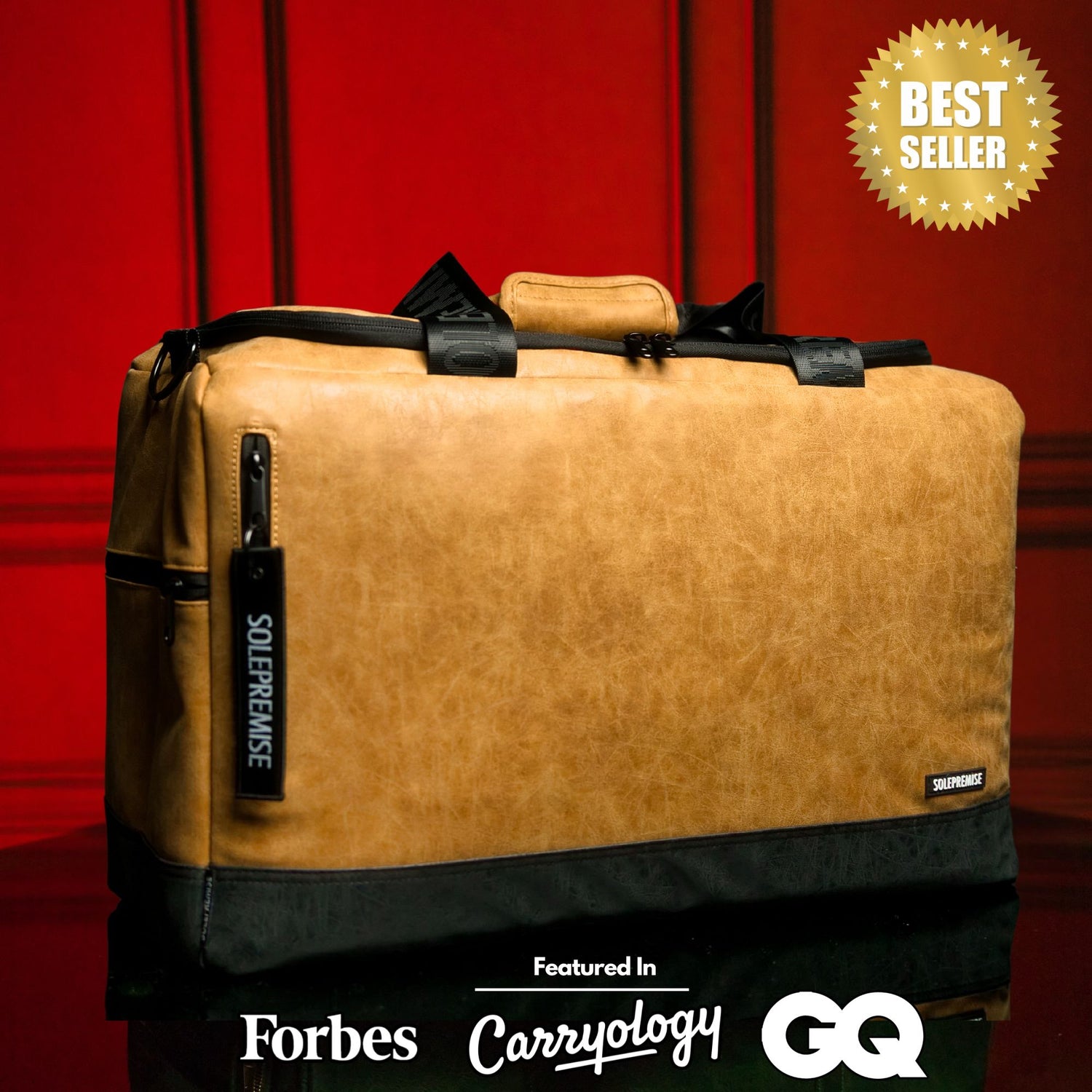 Brown Leather Sneaker Duffle