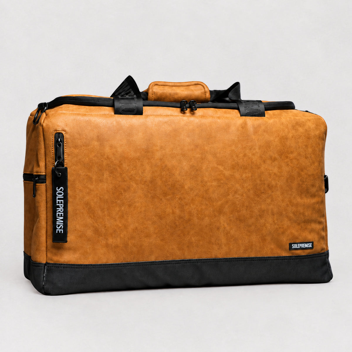 Brown Leather Sneaker Duffle