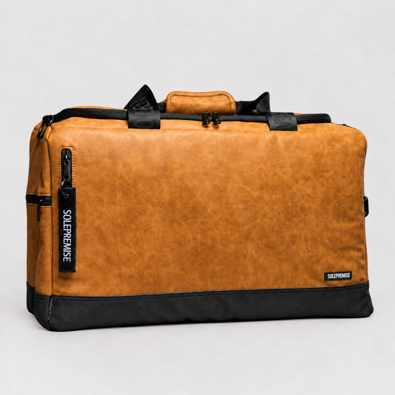Brown Leather Sneaker Duffle