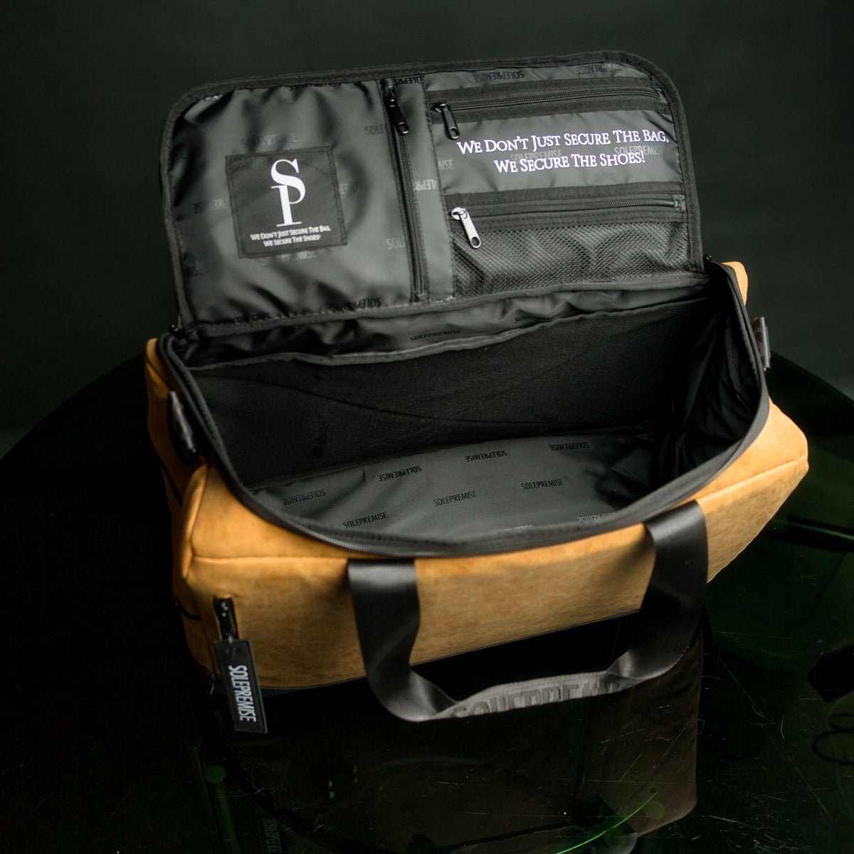 Brown Leather Sneaker Duffle - Sole Premise