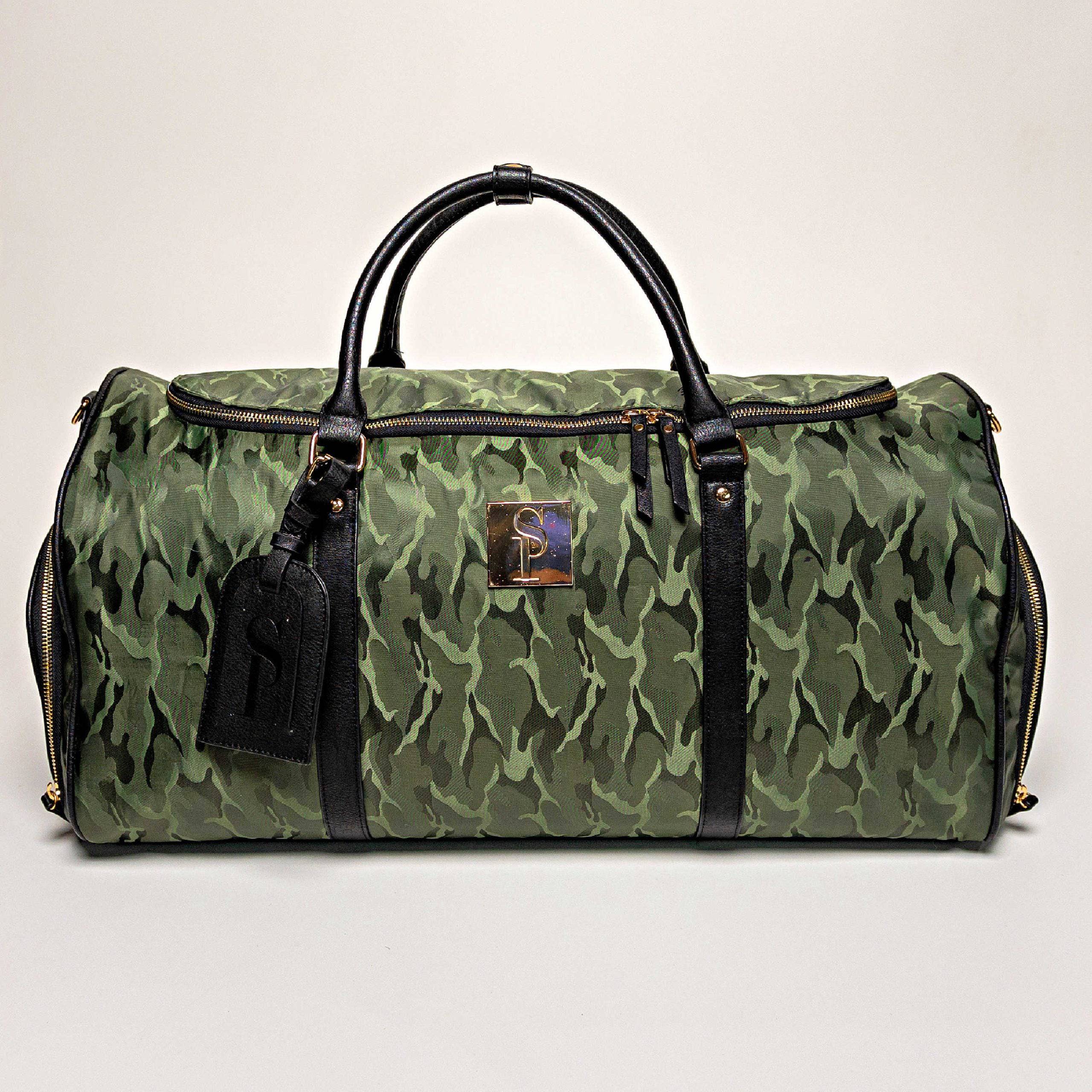 Camo Green Duffle Bag (New Design) Front