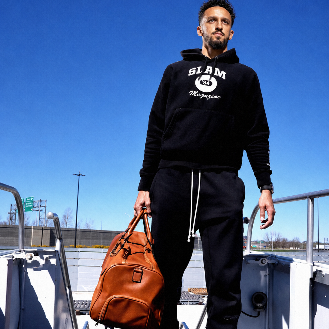 Brown Leather Duffle (FLASH SALE)