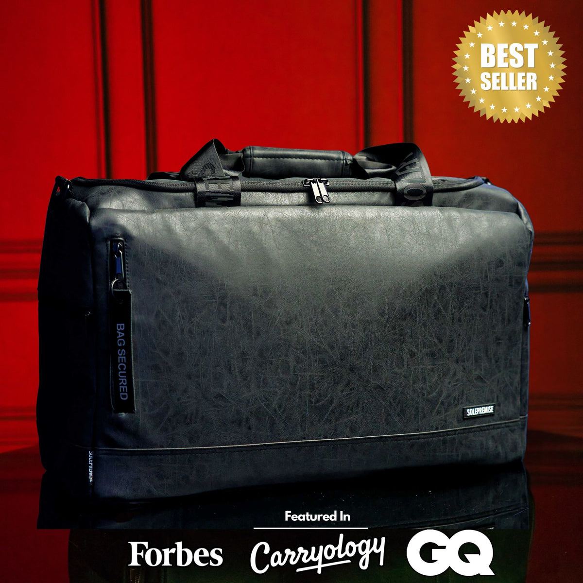 Borsa Da Viaggio Label LAX Sneaker Duffle – Uomo – Nero – Poliestere Con Scomparti