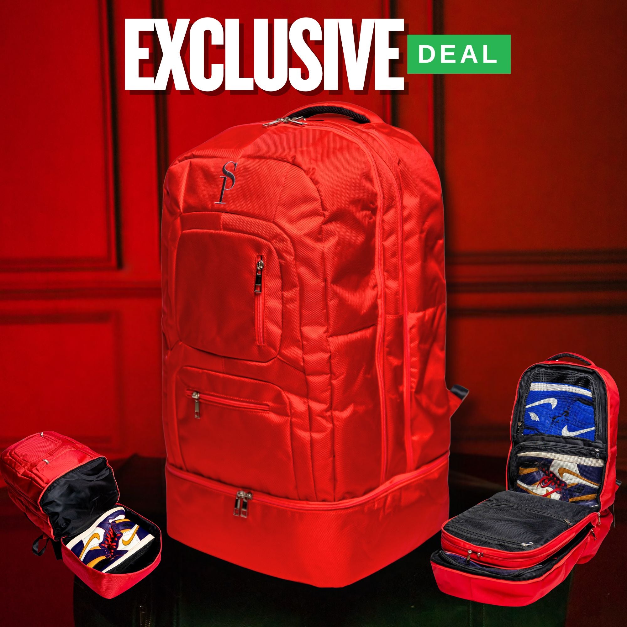 Red Polyester Carryon XL Design (Exclusive Deal)