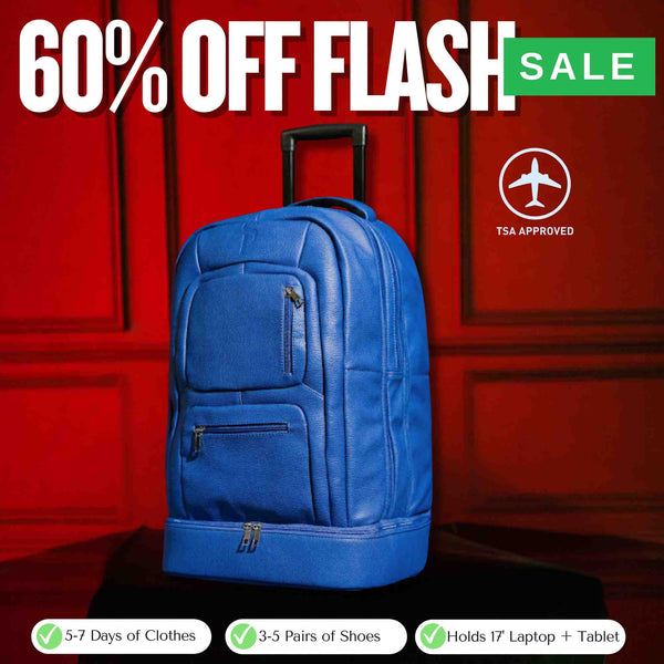 Royal Blue Roller Bag (FLASH SALE)