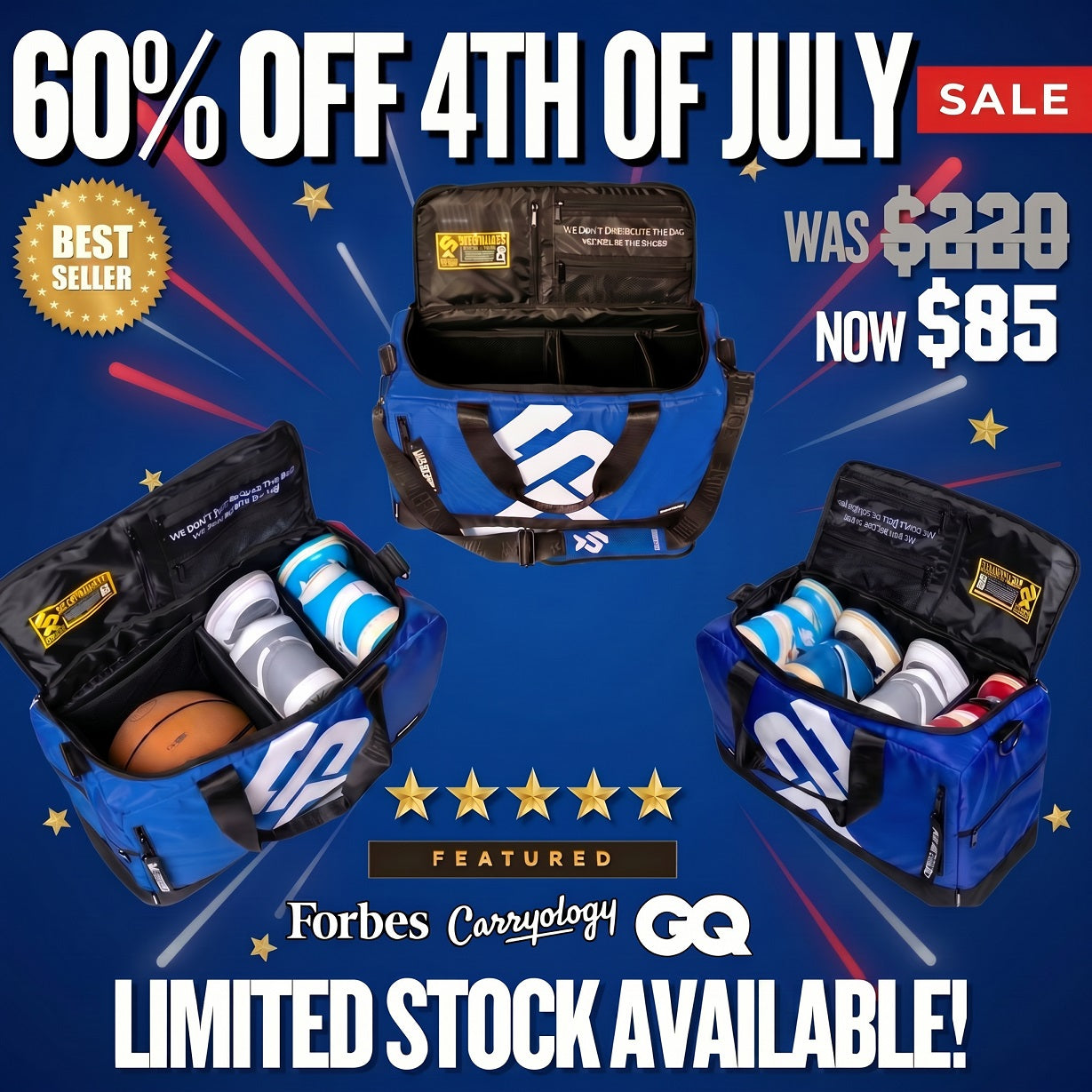 Blue Sneaker Duffle (FLASH SALE) - Sole Premise