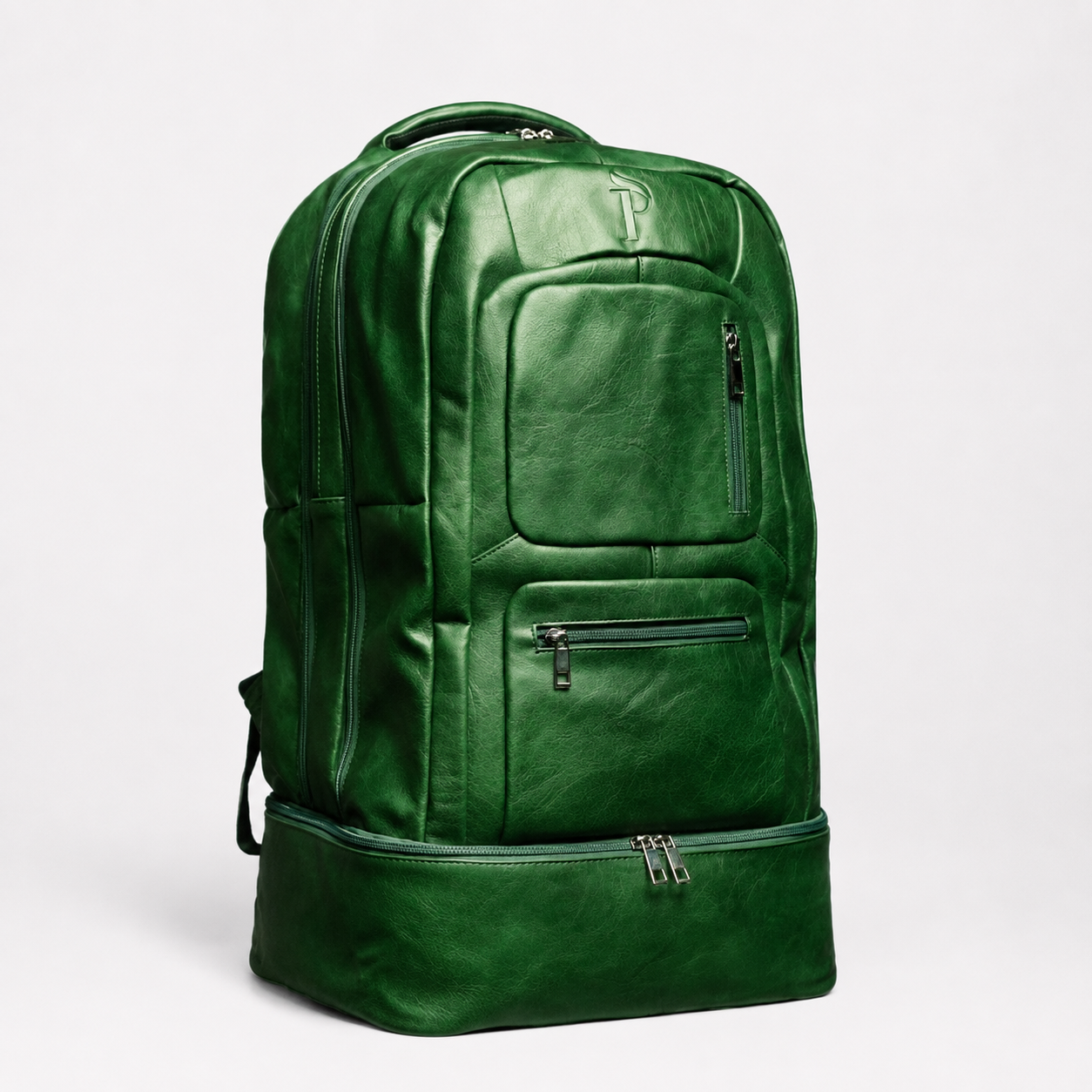Emerald Green Leather Carry-On Patented Backpack (Only 300 Made)
