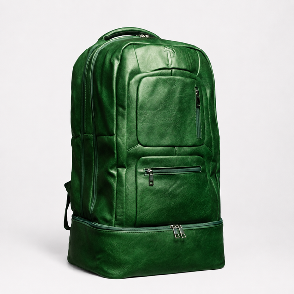 Emerald Green Leather Carry-On Patented Backpack (Only 300 Made)