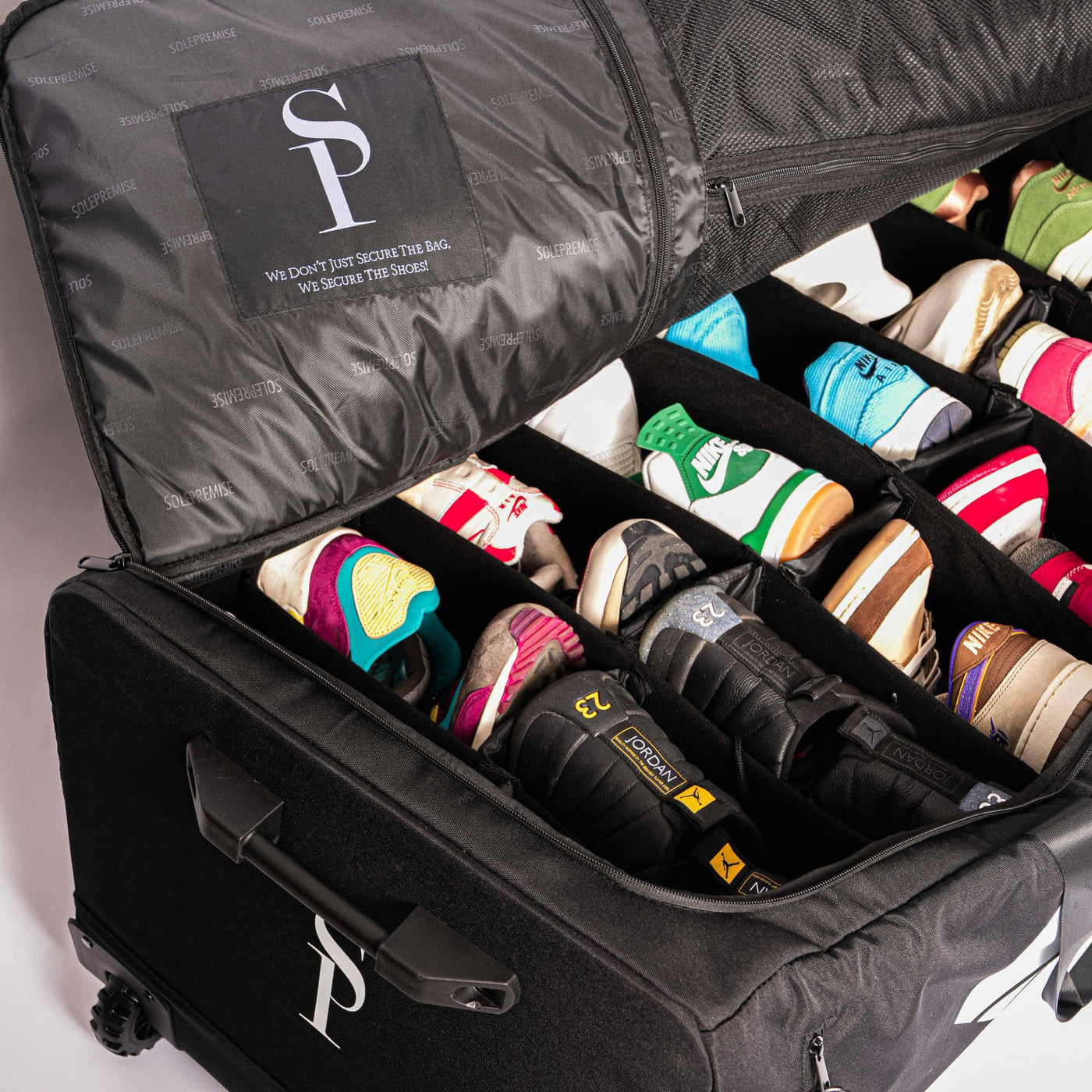 Sports Equipment Bag With Wheels (Holds 1820 Pairs of Shoes)