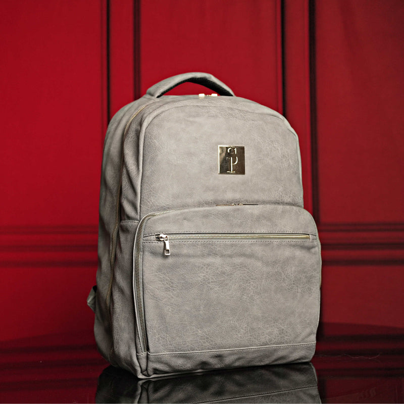 Grey Leather Commuter (FLASH SALE)