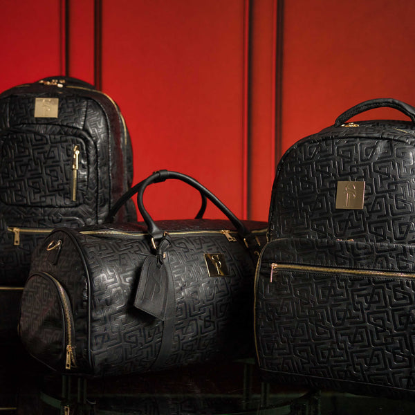 Monogram Leather 3 Bag Set (Signature, Commuter and Duffle) - Sole Premise