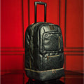 Black Monogram Leather Signature Roller Bag - Sole Premise