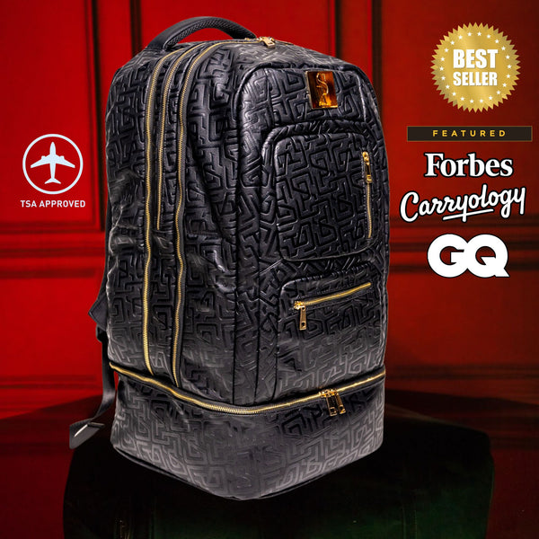 Black Monogram Leather Patented Carry-On Backpack (Only 150 Made)