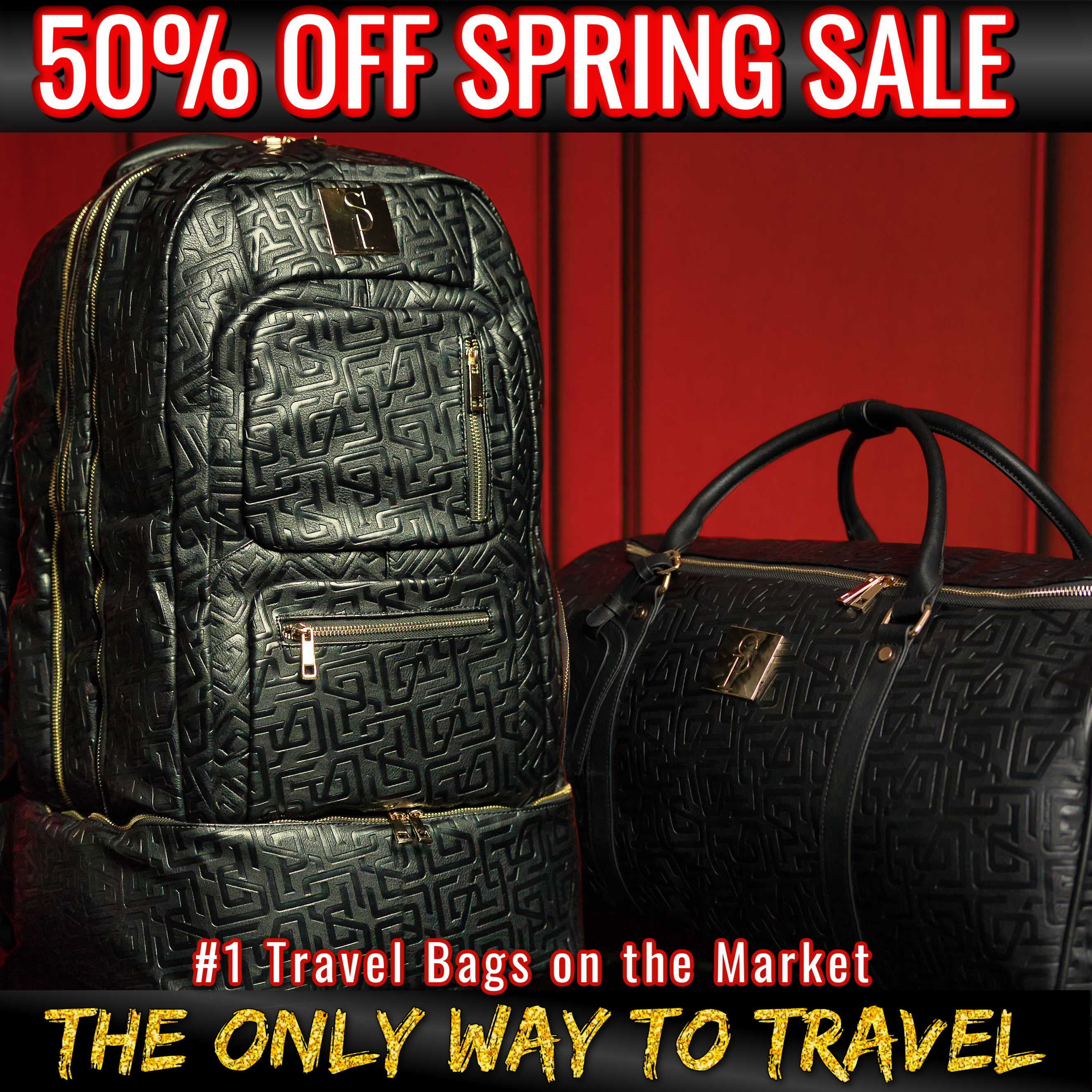 Monogram Signature & Duffle Leather Set (SPRING SALE)