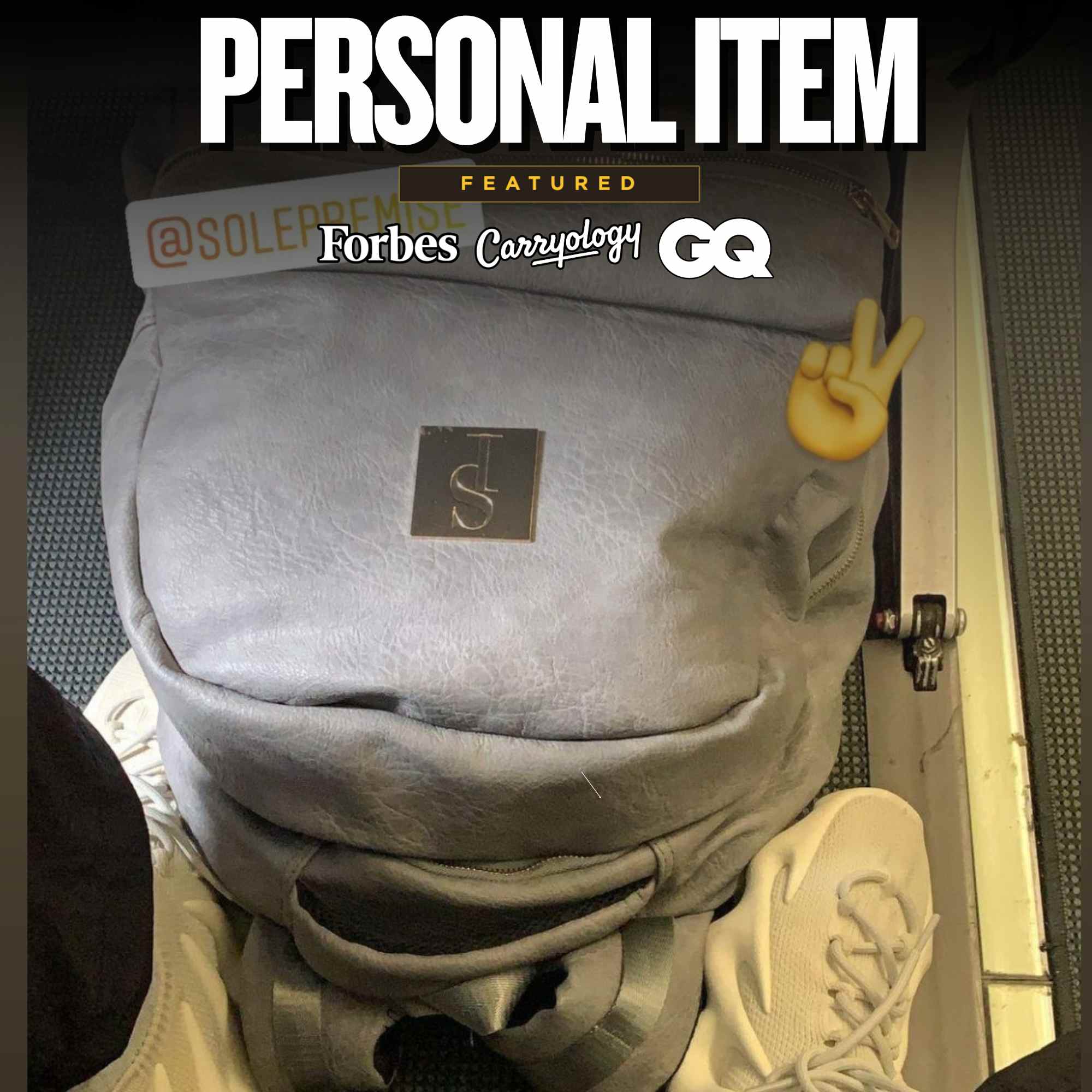 Grey Leather Commuter (FLASH SALE) - Sole Premise