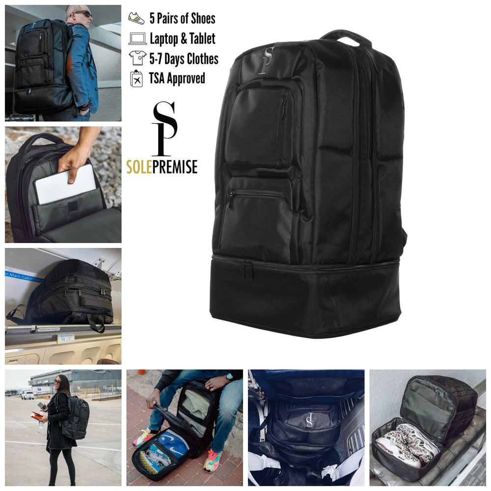 Sole Premise Travel Bag For Shoes, Clothes, Laptop And Camera