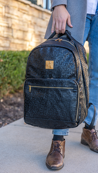 Black Monogram Leather Commuter Bag Complete The Set