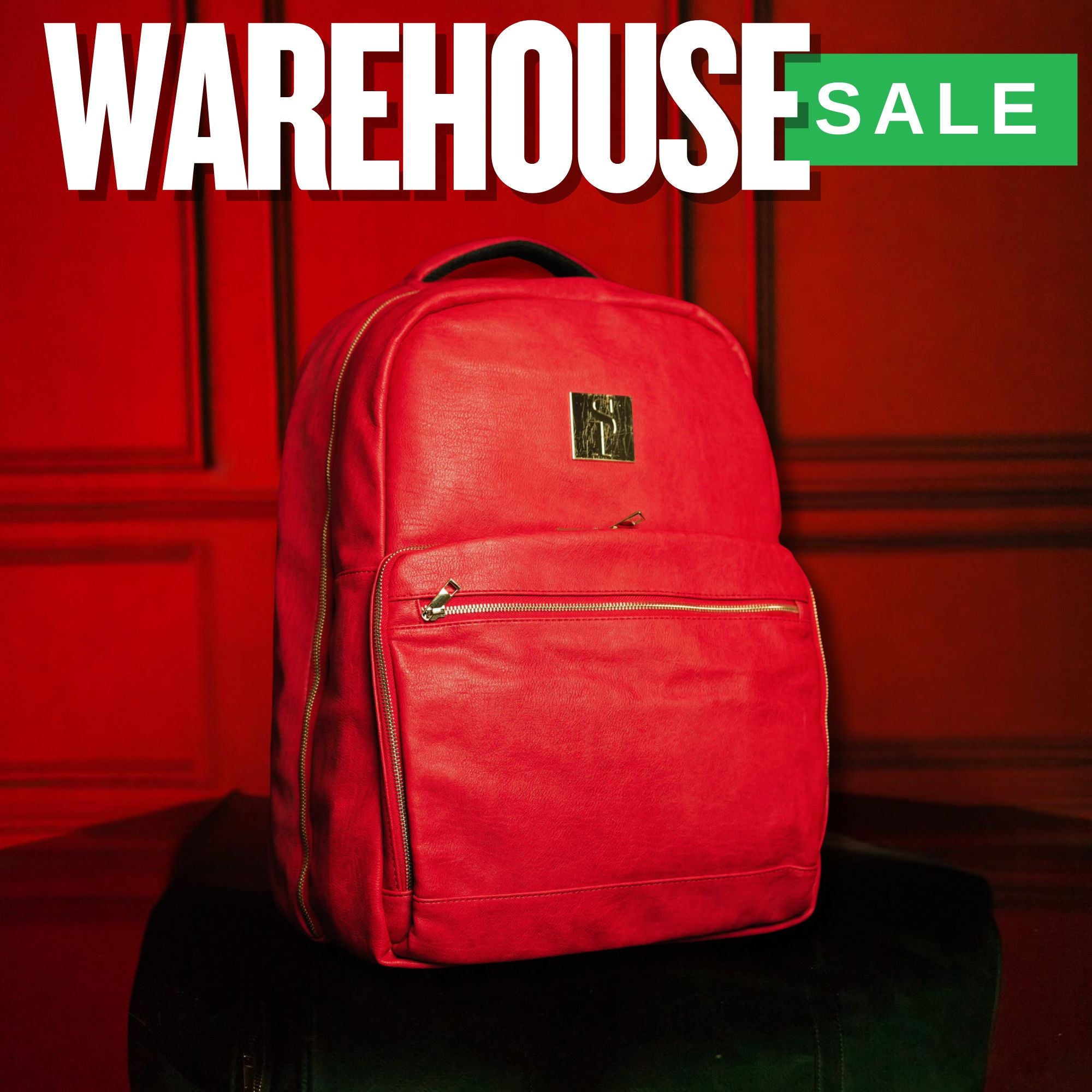 Red Leather Commuter (Warehouse Sale)