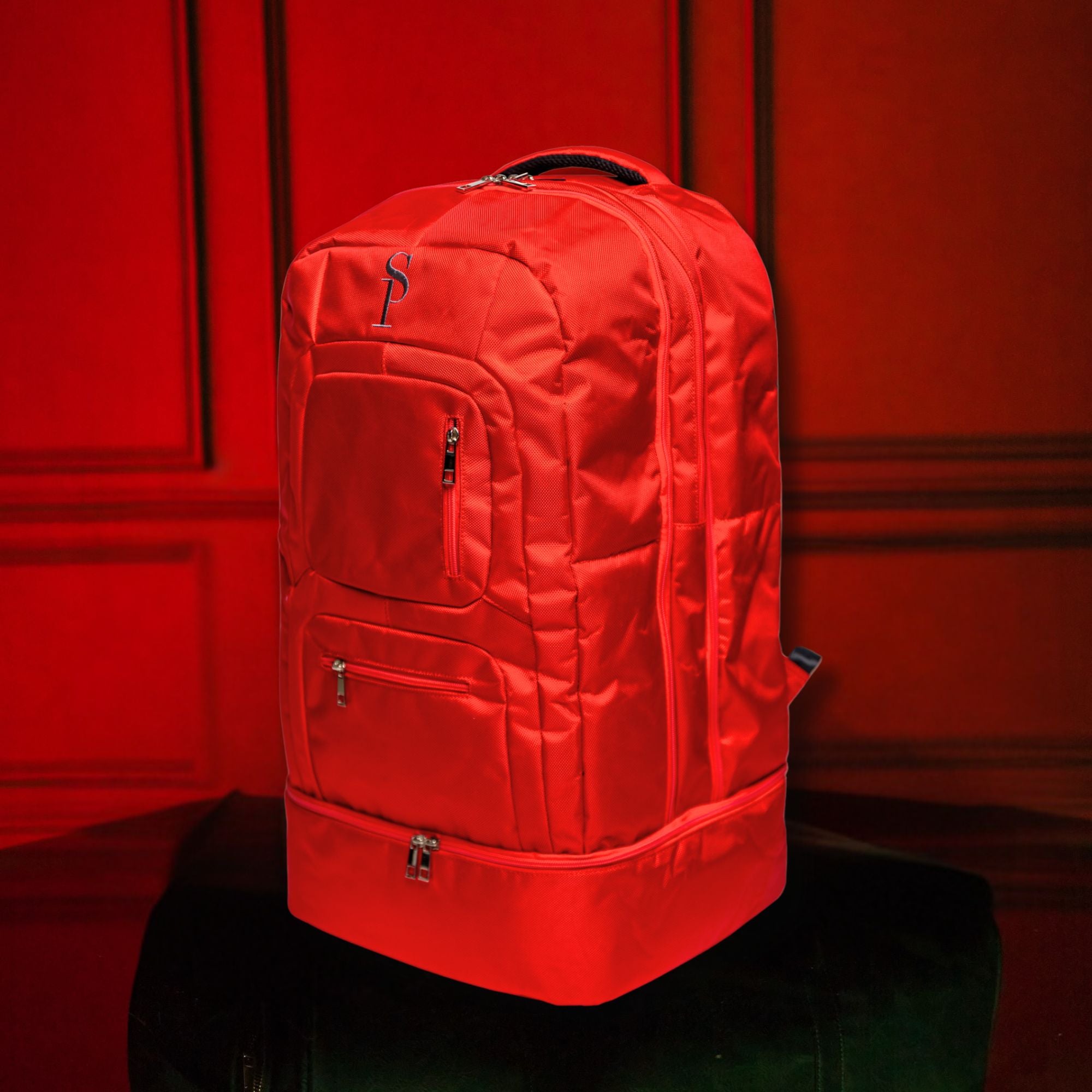 Red Polyester Carry-On Bag (Patented Signature Design)