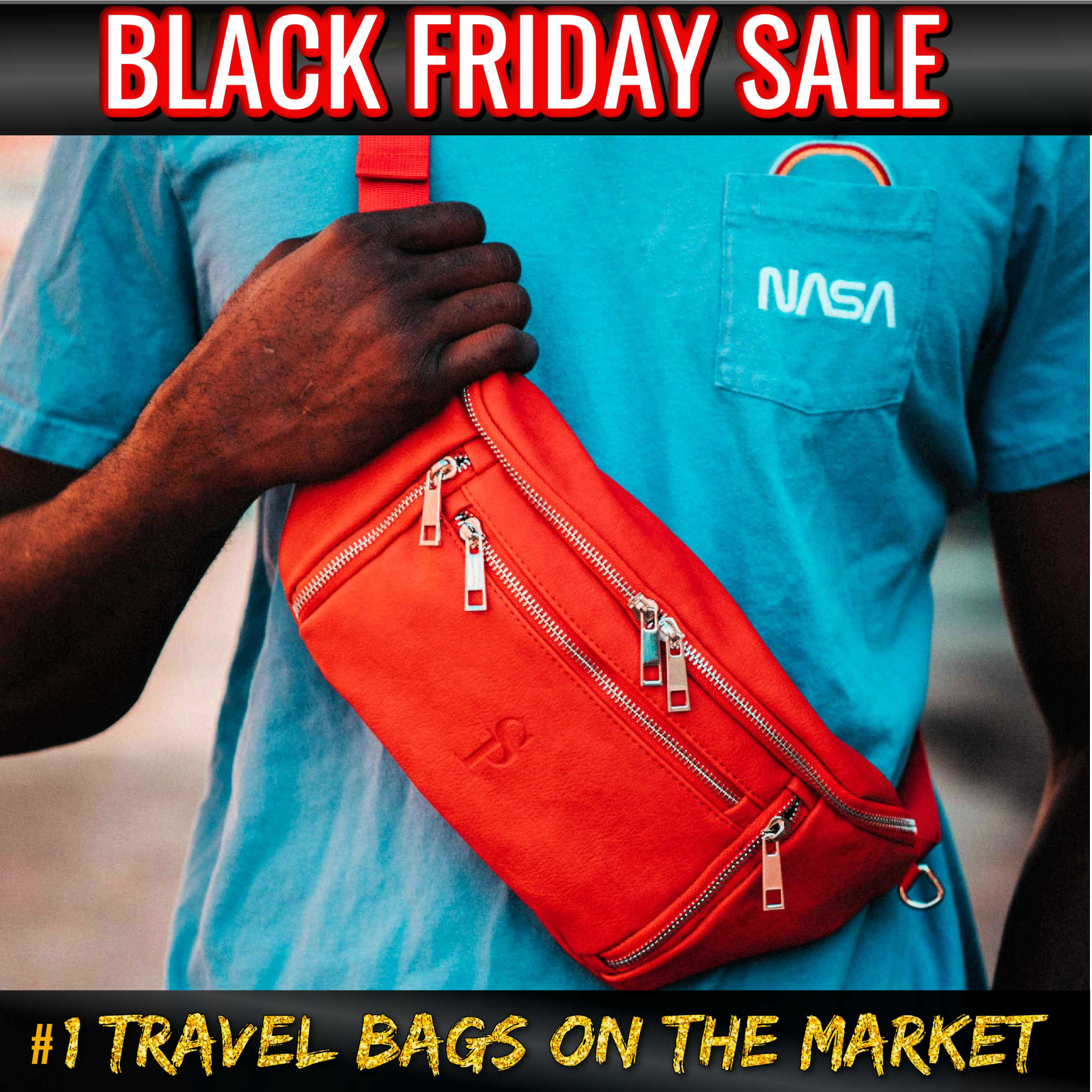 Red Leather Sling (BLACK FRIDAY SALE)