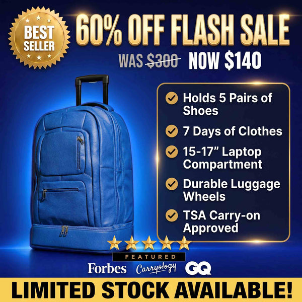 Royal Blue Roller Bag (FLASH SALE)