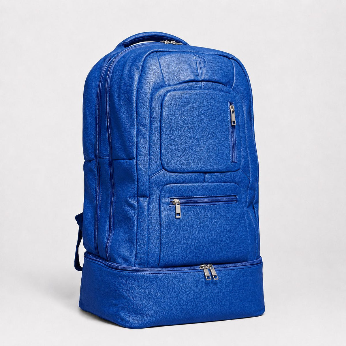 Royal Blue Leather Carryon Bag (XL Design) *Holds Size 17