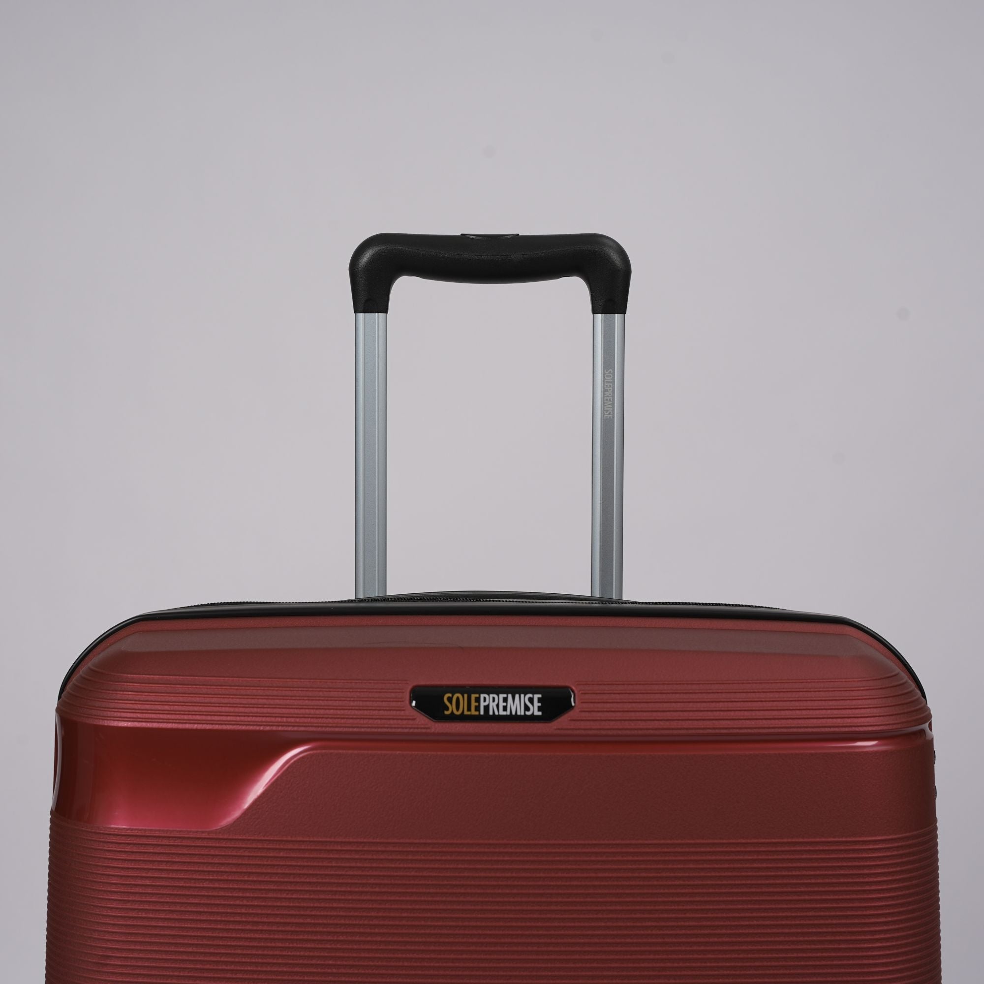 Red Hardcase Roller Luggage 28' with 360° Wheels & TSA Lock