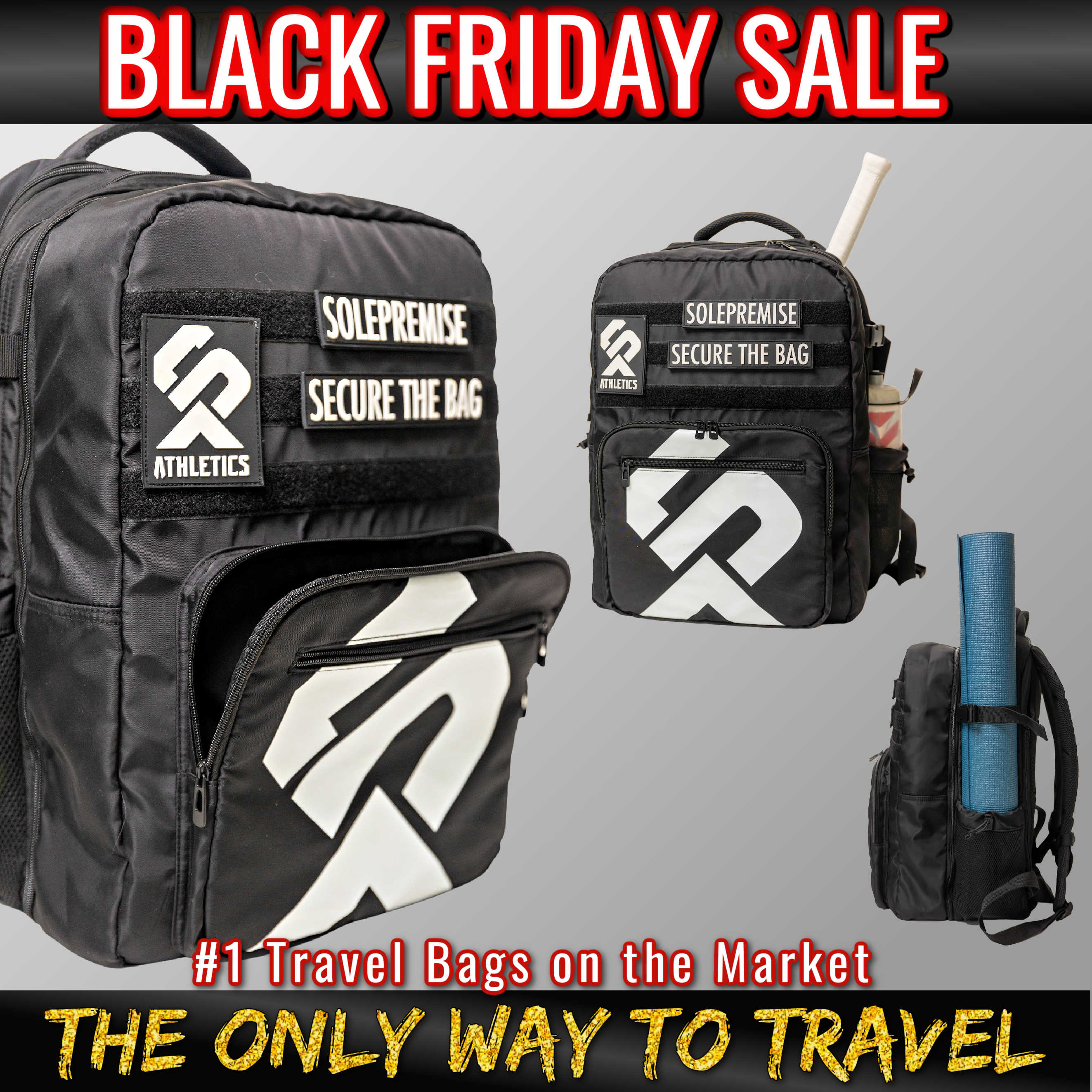 Utility Sports Gym Rucksack (BLACK FRIDAY SALE)