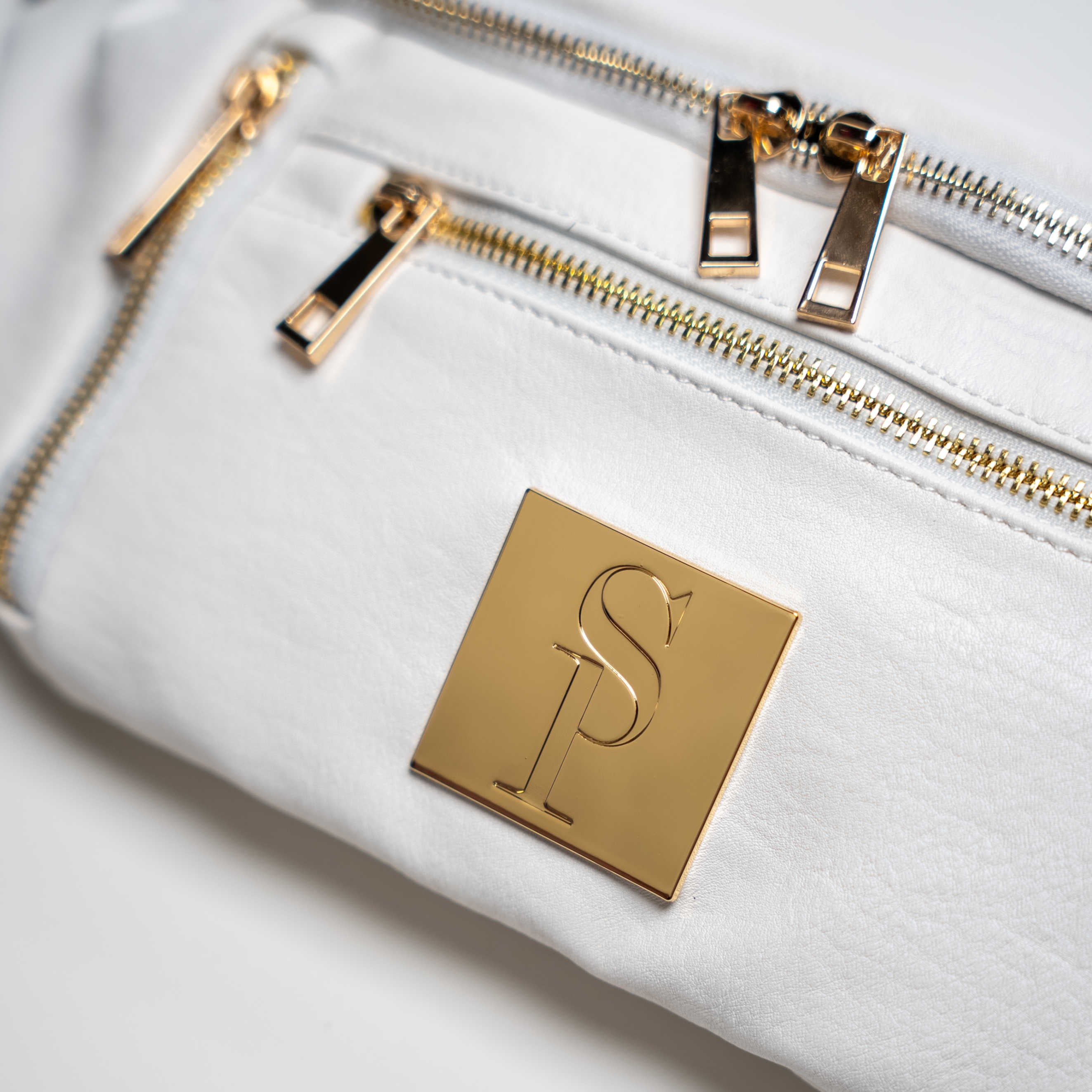 White Luxury Leather Sling Bag - Sole Premise