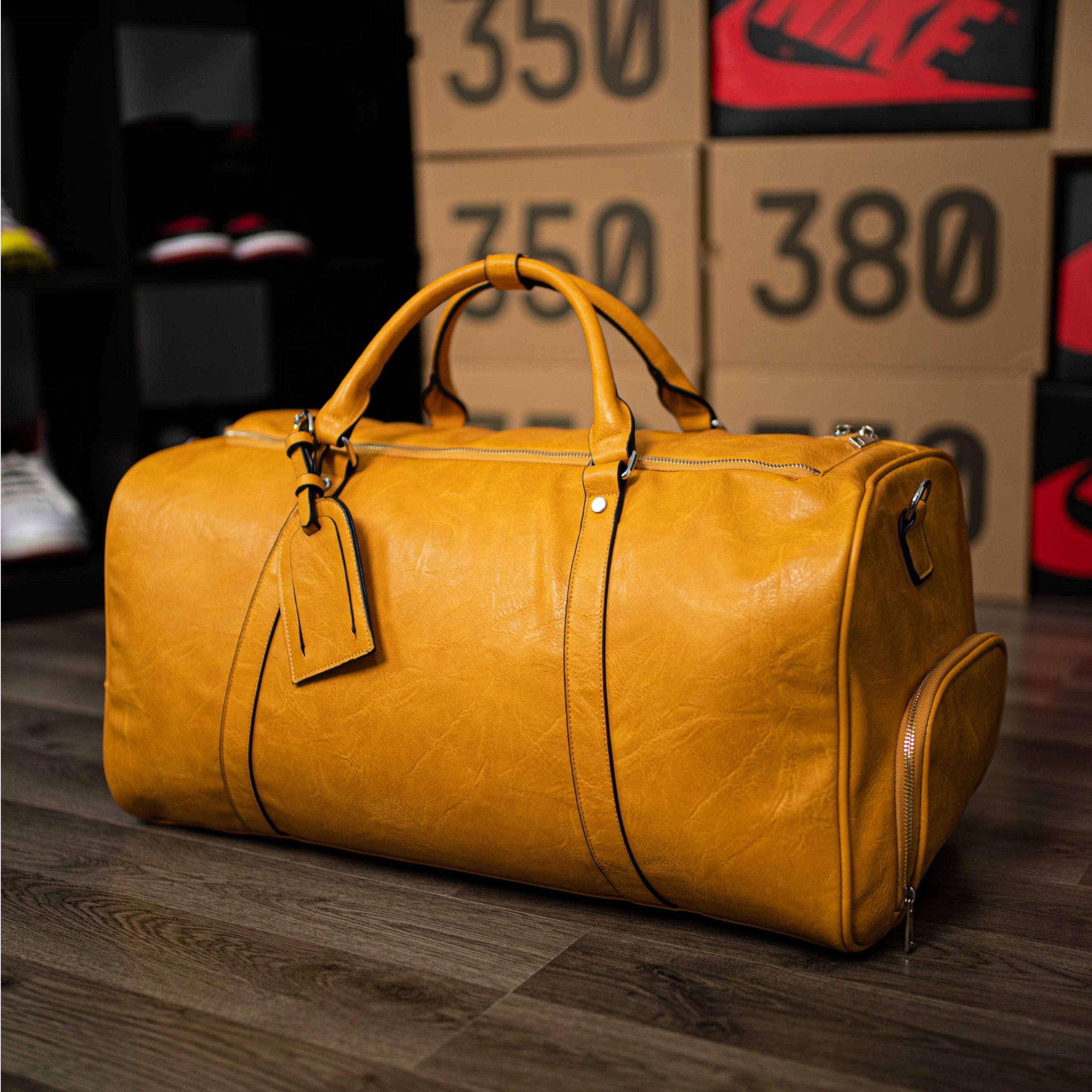 Yellow Duffle Bag Tag