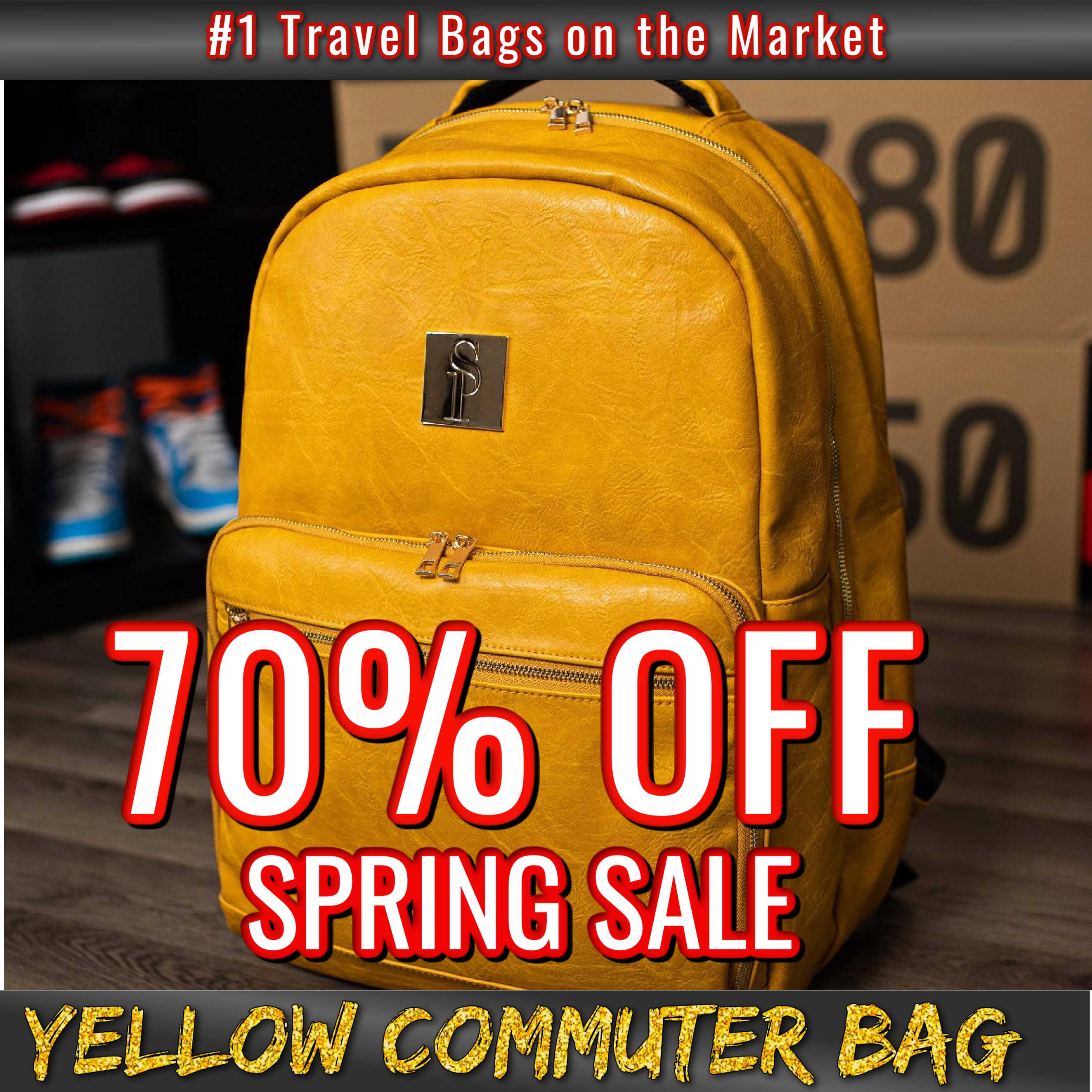Yellow Leather Commuter (Spring Sale)