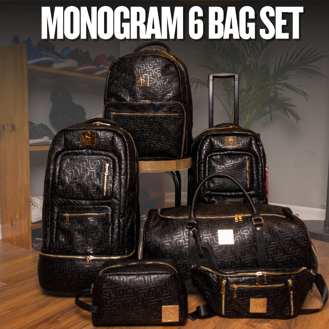 Monogram Leather 6 Bag Set