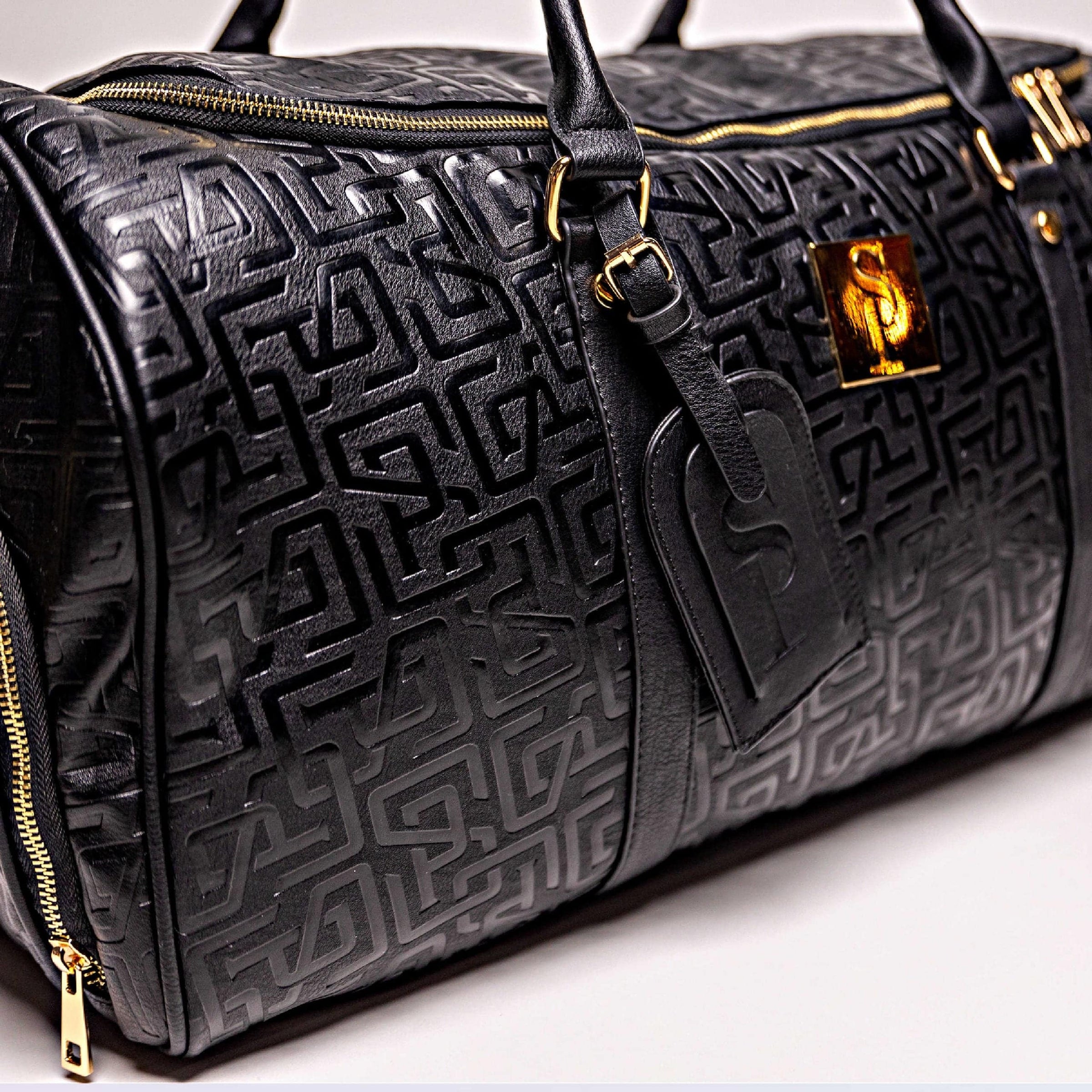 Black Monogram Leather Carry-On Roller Bag (Only 150 Made)