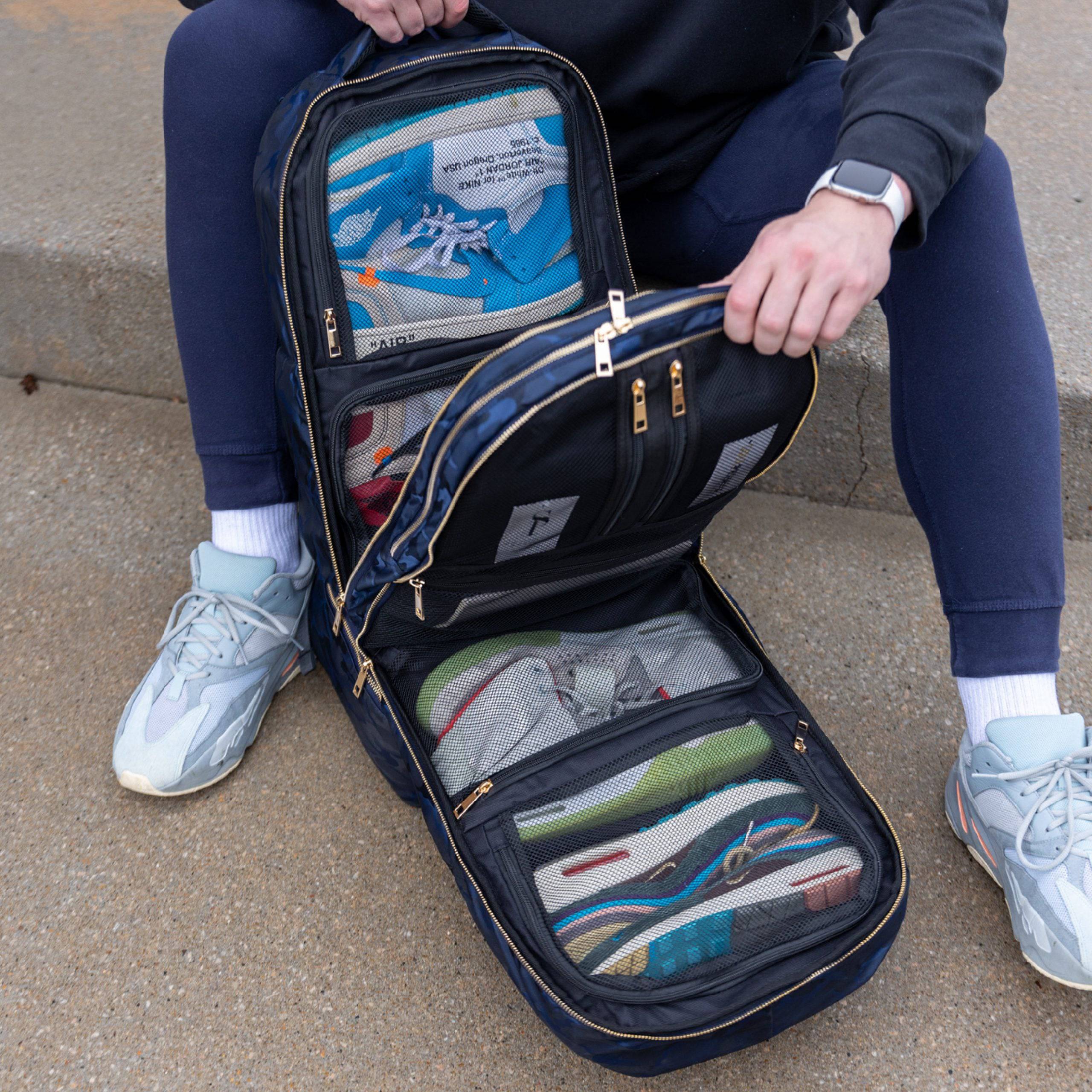 White camo outlet bag