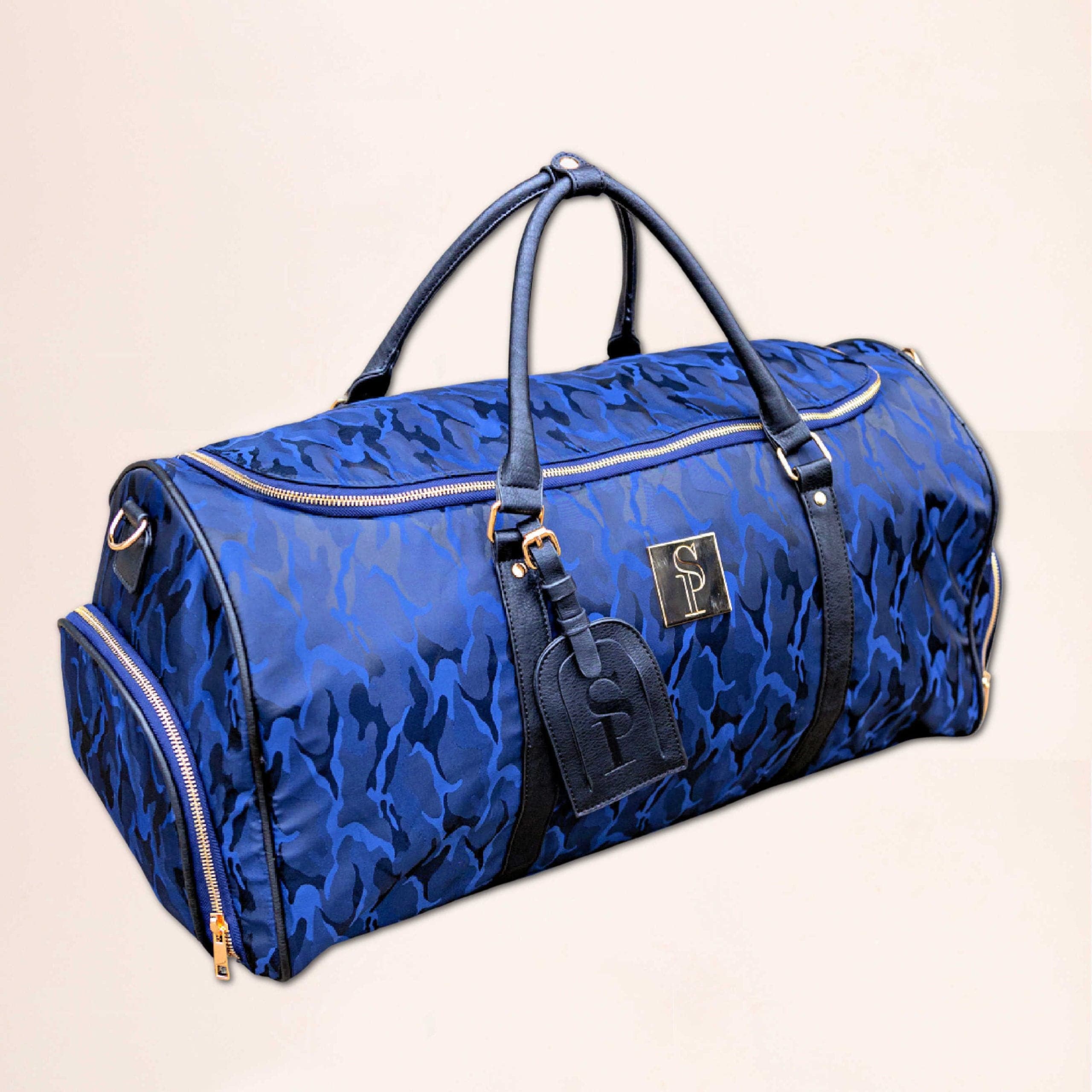 Minefelt ironi største Blue Camo Duffle Bag (New Weekender Design) | Sole Premise