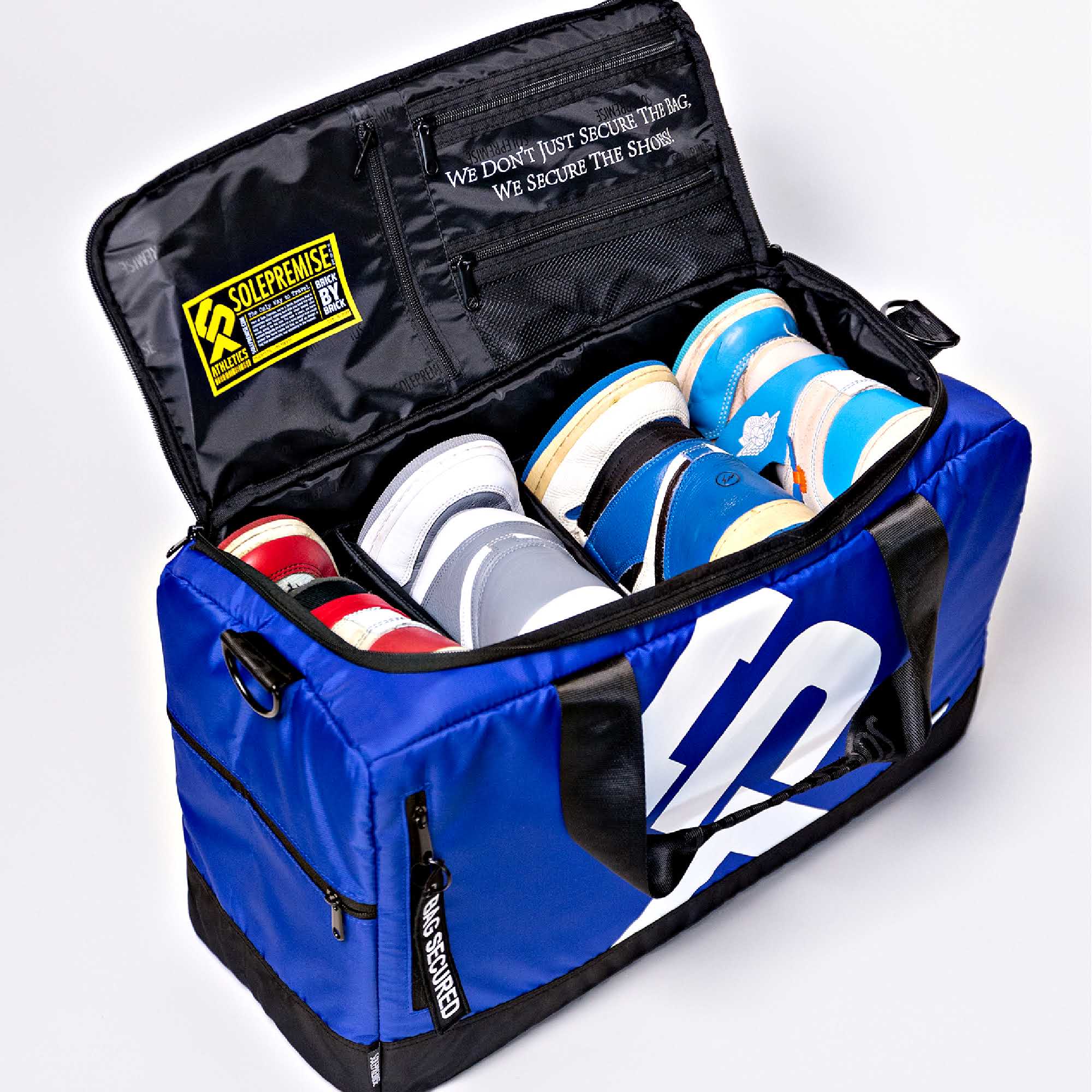 Blue Sneaker Duffle Bag 