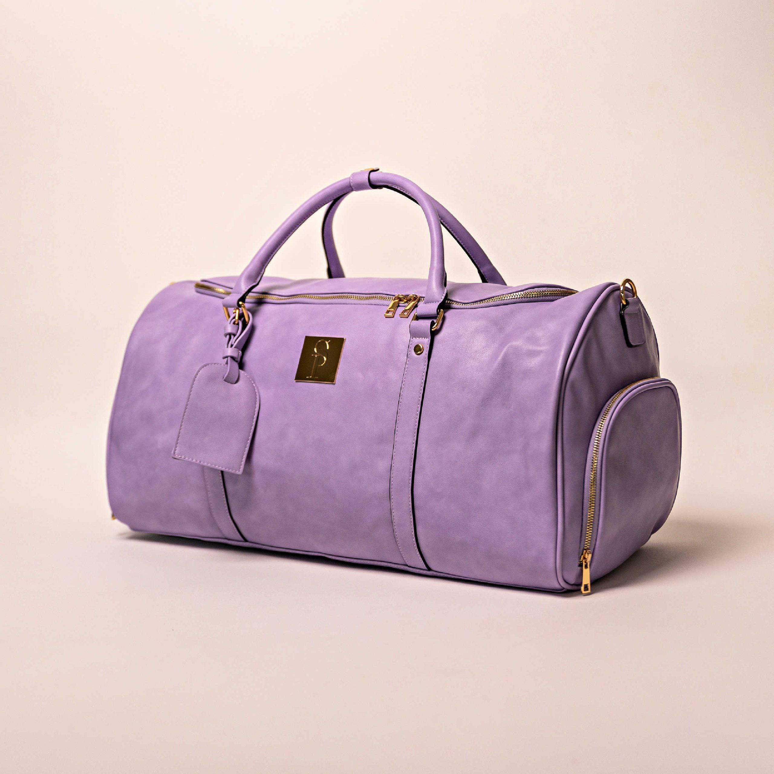 Purple Duffle Bag 