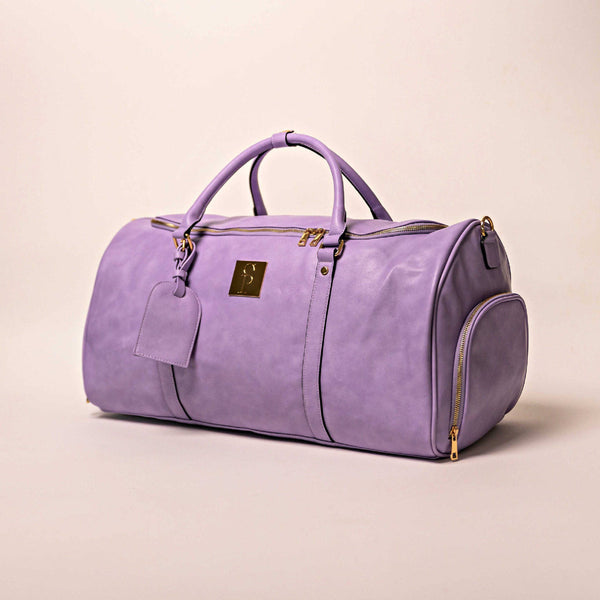Purple Duffle Bag 